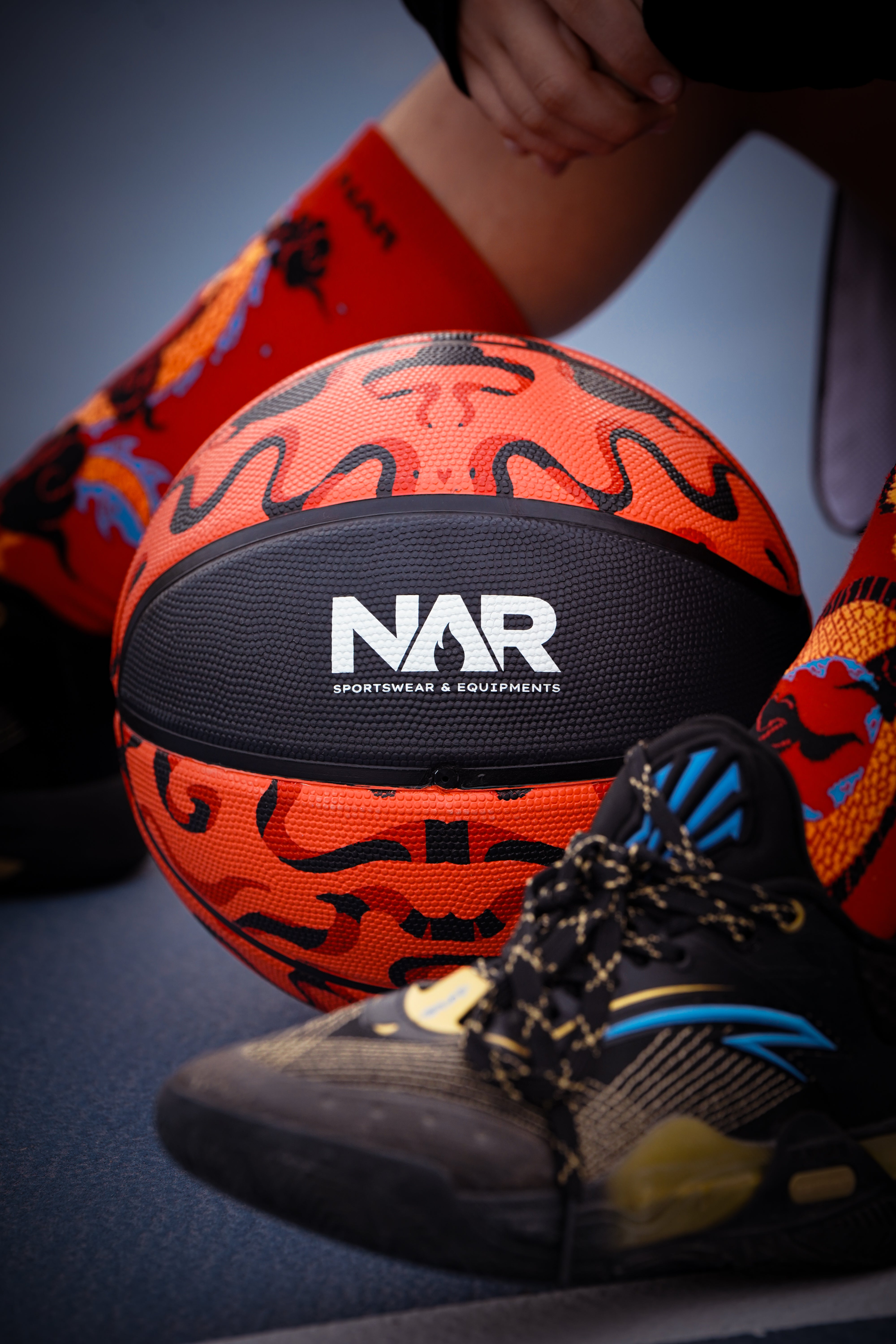 NAR Smilies Red - Kids Basketball